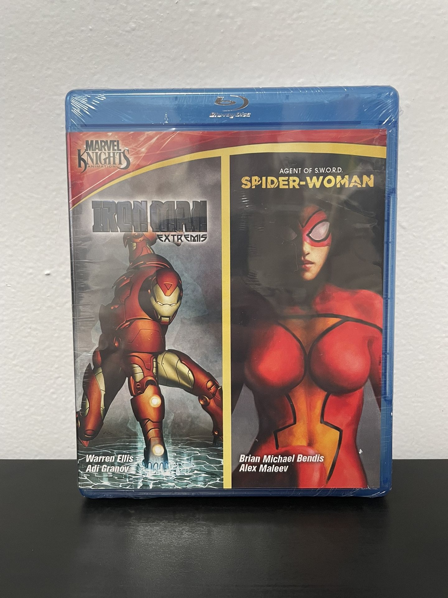 Iron Man Extremis / Spider Woman Agent Of Sword Blu Ray NEW SEALED Marvel Anime