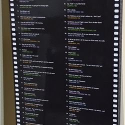 101 Greatest Movie Quotes Wall Art