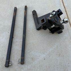 CURT- WEIGHT DISTRIBUTION HITCH WITH 4X SWAY CONTROL
