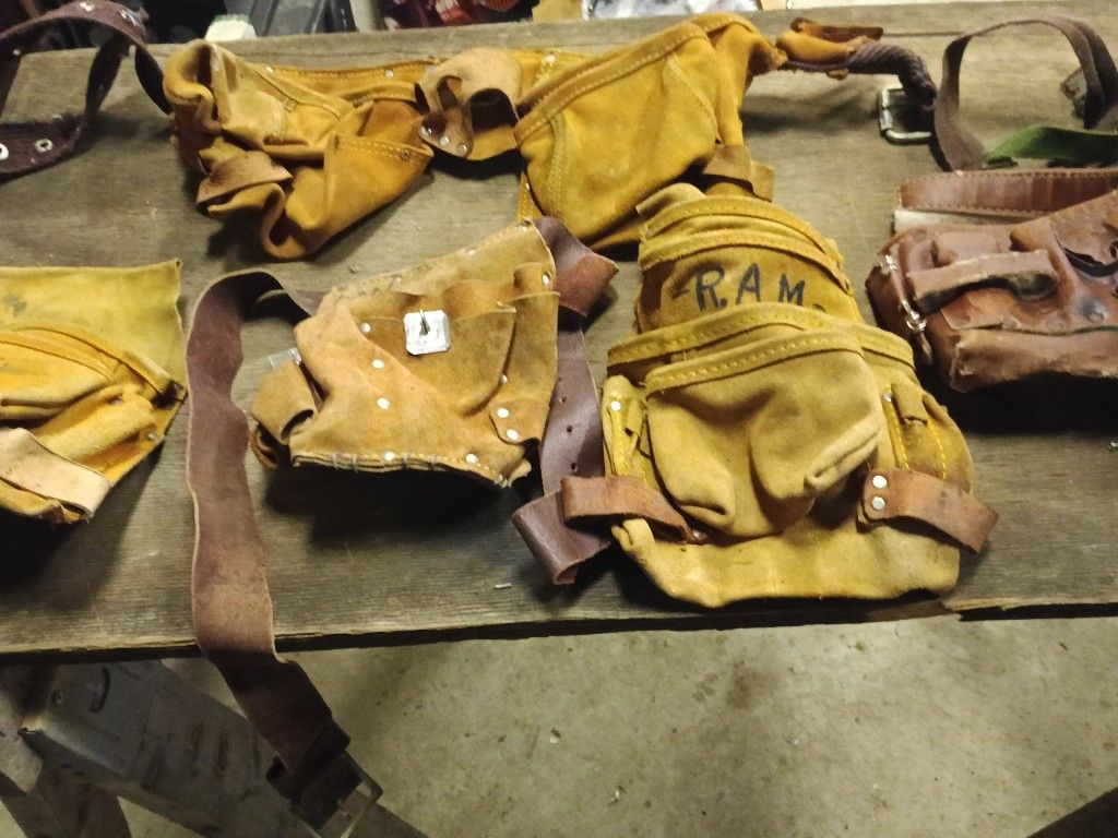 Six Different Tool Pouches.