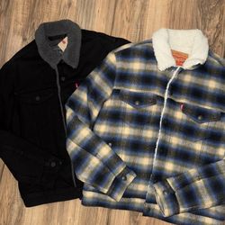 New Men’s Size Medium Levi’s Sherpa Jacket 