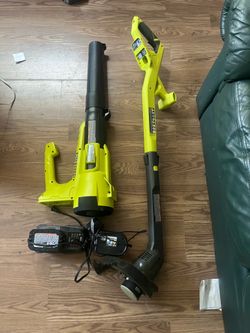 Ryobi 18v ONE + String Trimmer and blower combo kit
