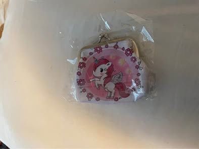Cute Cartoon Unicorn Mini Wallet - Durable Faux Leather Coin Purse, Snap Closure, Lightweight, Perfect Gift for Girls - White, Best for Christmas, Per