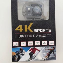 Pro Xtreme 4K Action Camera - Ultra HD Waterproof Camera Video Camera with Wi-Fi, 170° Wide Angle Le