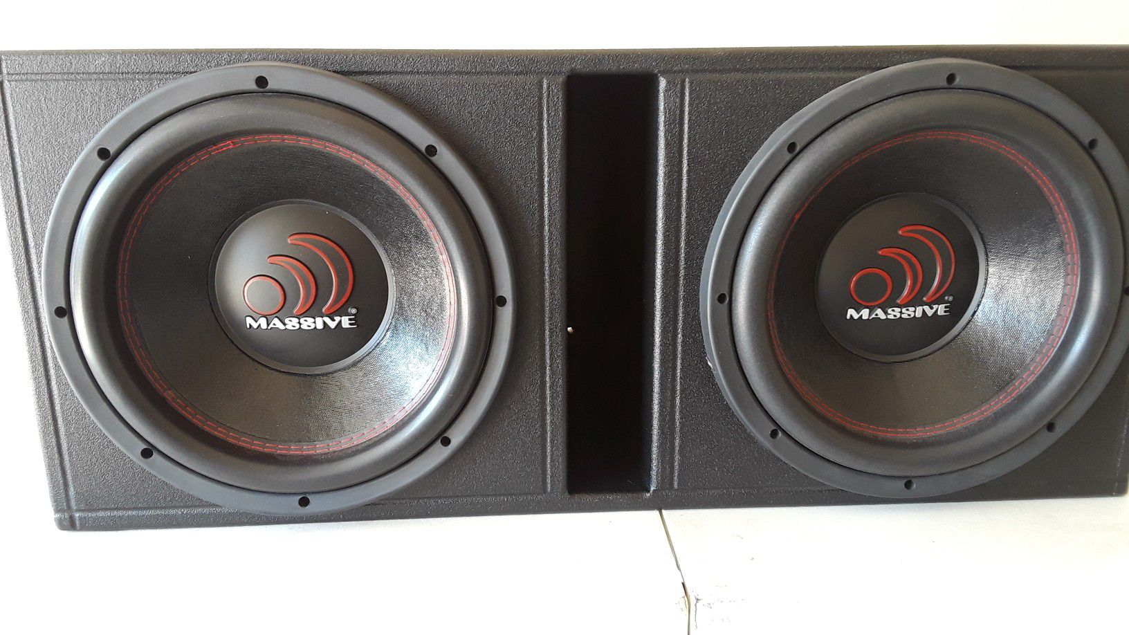 Massive Audio GTX12inch woofers in pro ported box