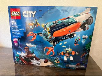 7+ 60379 Deep-Sea Explorer Submarine 842 pcs/pzs Building  Toy