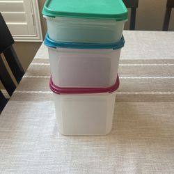 Tupperware 3 Different Sizes