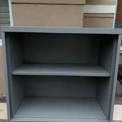 Steelcase Heavy Duty Metal Gray Bookshelf 