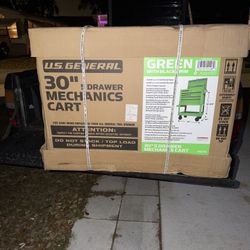 U.S General 5 Drawer Tool cart