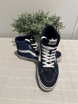 Vans High- top sneakers in navy blue 8.5 mans