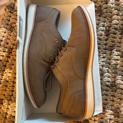 Men's Brown Lace-Up Casual Oxford Shoes