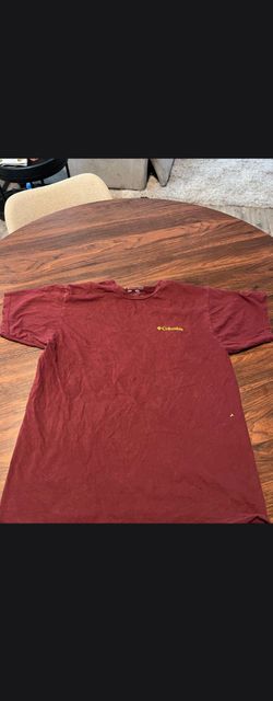 Columbia Sportswear Burgundy Outdoor Logo Tee
