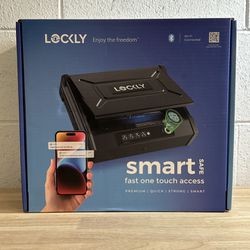 LOCKLY Smart Safe w/ Fast One Touch Access PGV528WMB Black BRAND NEW Sealed
