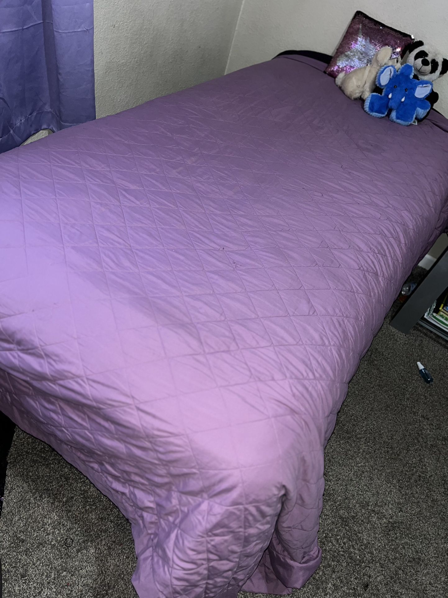 Twin Bed boxspring And Frame