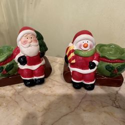 Christmas Decoration Candle Hplders Both $20
