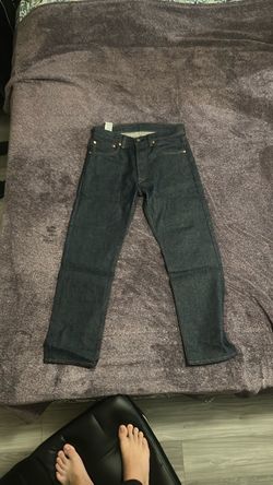 Dark blue jeans