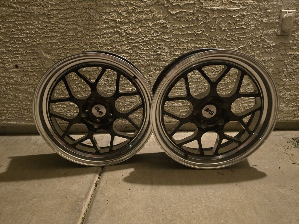 SVE Drag Comp Front Mustang Drag Wheels 18x5