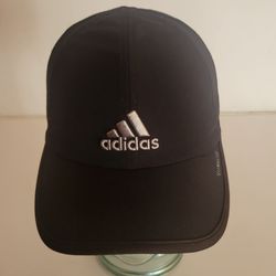 Adidas Climalite Performance Running Hat Black Silver Embroidered Logo OSFA Adjustable. Pre-owned, very good shape, please see photos for details. Â Un