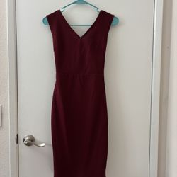 Burgundy Sleeveless Dress - size xs - new