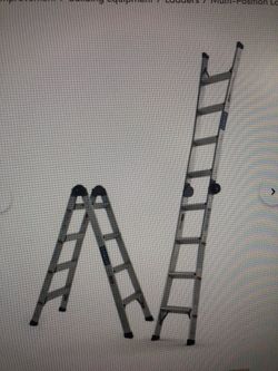 2 in 1 12ft max reach ladder