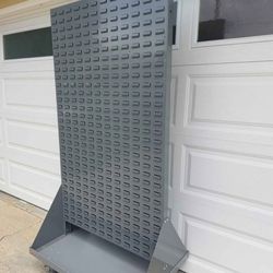 Panel Mobile Stackable Bin Organizer