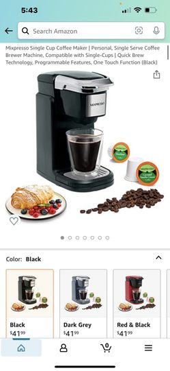 Mixpresso - Single Serve K-Cup Coffee Maker - NEW IN BOX