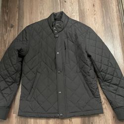 Banana Republic Men’s Black Quilted Bomber 