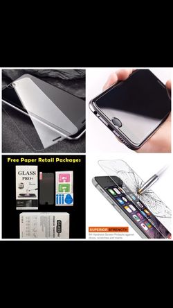 iPhone tempered glass screen protectors