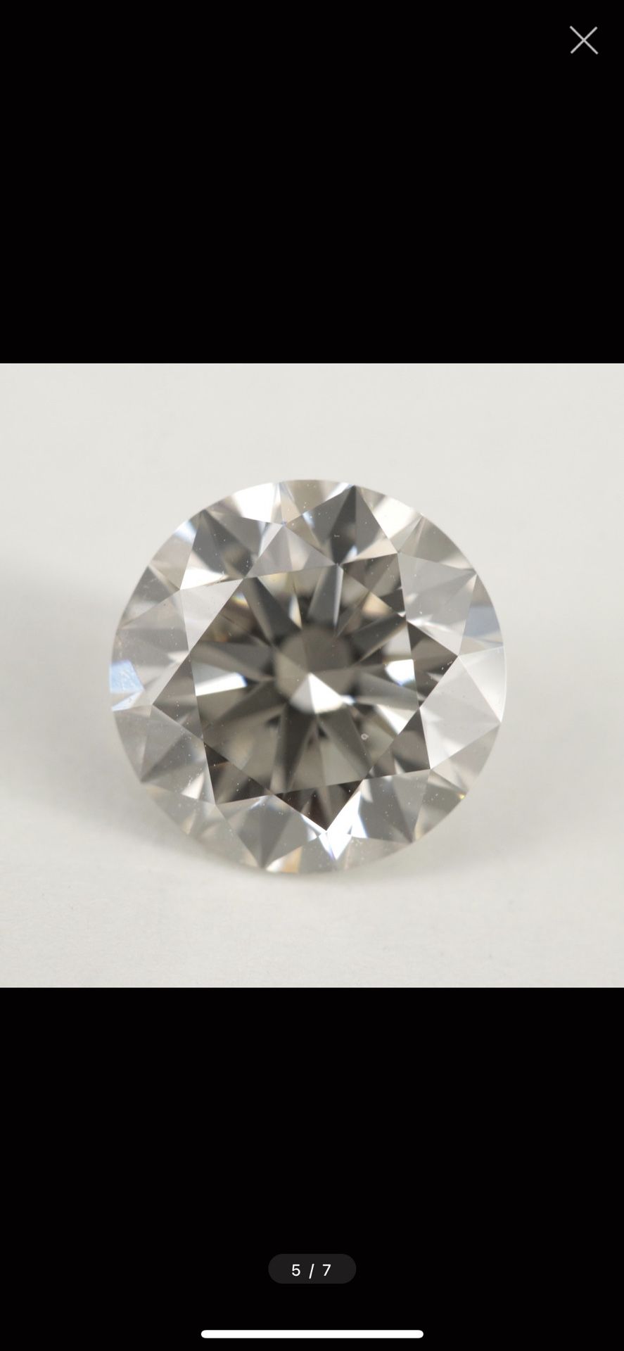 3.02 CT Lab Grown Round Brilliant Cut Diamond