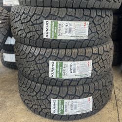 265/70r16 Kumho Road Adventure New Tires All 4 Installed And Balanced Included 