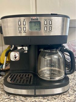 Espresso & 10-Cup Drip Coffee Maker