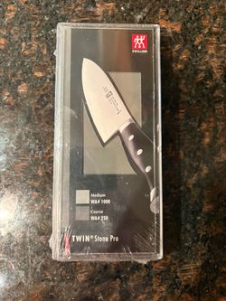 ZWILLING J.A. Henckels TWIN Stone Pro Whetstone (250/1000 Grit) – Brand New / Sealed