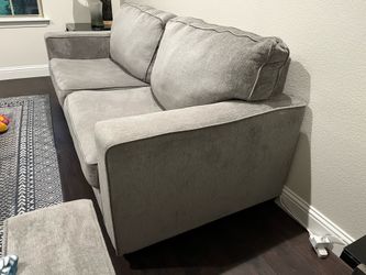 Ashley Altari 85" Stationary Sofa in Alloy