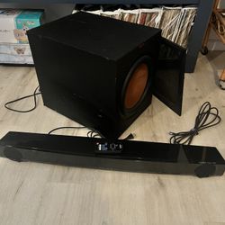 Yamaha YAS-101 & Klipsch R-12sw