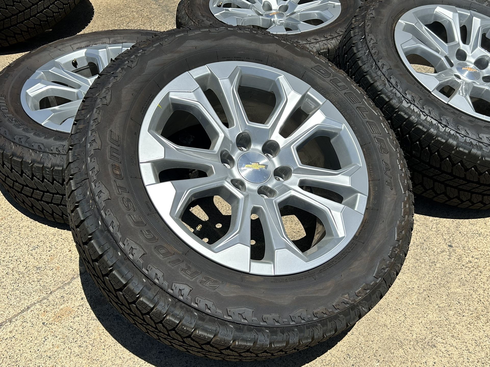 2024 20" Chevy Tahoe 1500 Suburban RST OEM GM Rims Bridgestone AT 275/65/20 99%