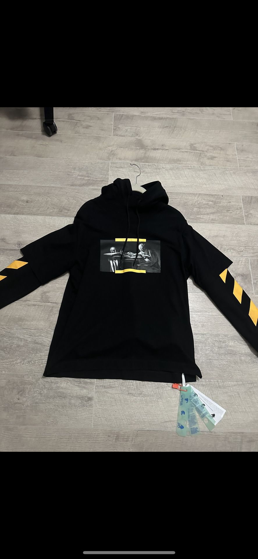 Off White Double Sleeve Hoodie 