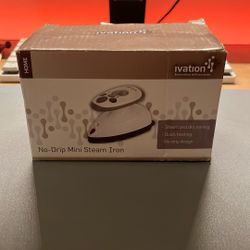 Ivation No-Drip Mini Steam Iron - Compact Travel/Craft Iron