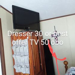 TVs And Dressers Willing To Negotiate On Prices