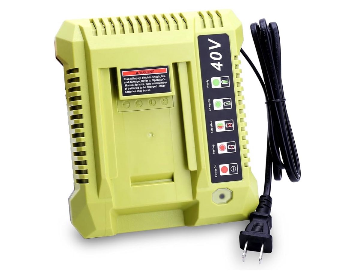 Replacement for Ryobi 40V Battery Charger OP401, 40V Charger