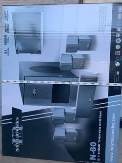 Nolyn acoustic N-60 1500W total speakers.