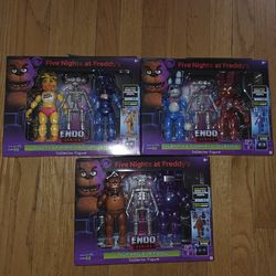 Five Nights Of Freddy Endo Series Freddy, Bonnie and Chica