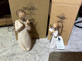 Willow Tree Angel Figurines by Susan Lordi – Set of 2