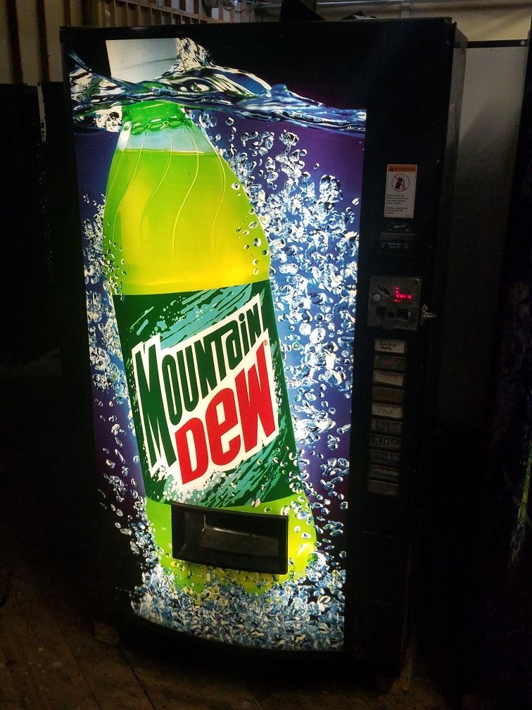 Mt. Dew vending machine