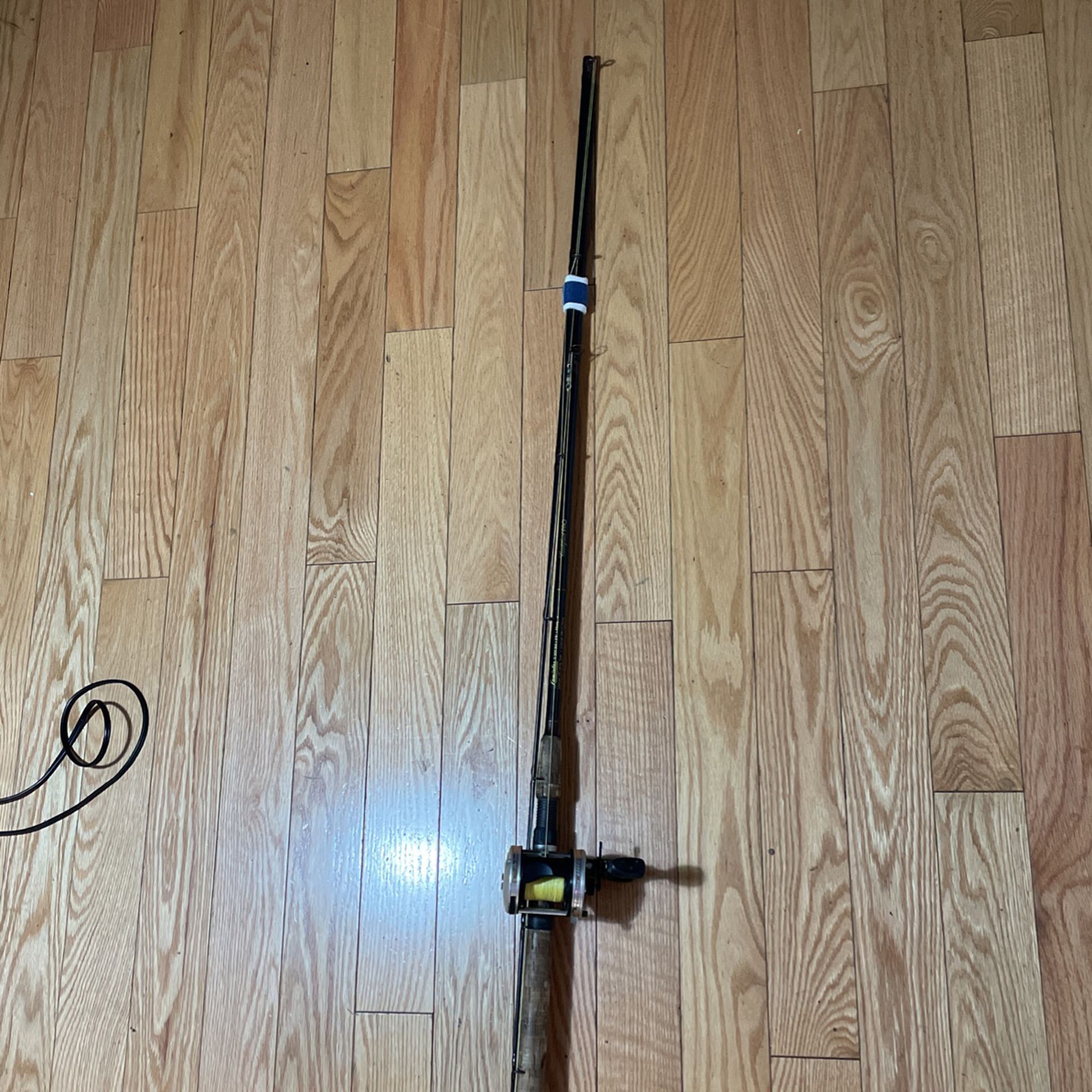 Lamisglas 8”6 Fishing rod and Free reel