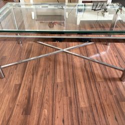Glass Living Room Table $60
