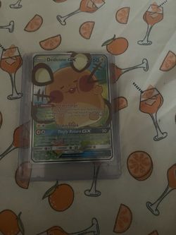 2019 Pokemon Sun & Moon Unbroken Bonds 195a Full Art/dedenne Gx