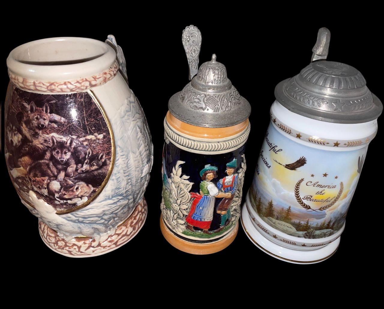 Vintage Beer Stein Lot