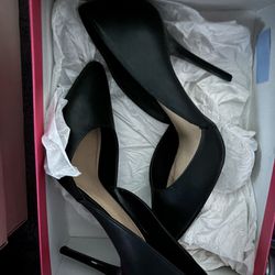 Justfab Black Heels Size 9