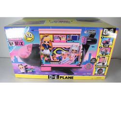 New! LOL Surprise OMG Remix 4-in-1 Plane Playset Transforms with 50 Surprises