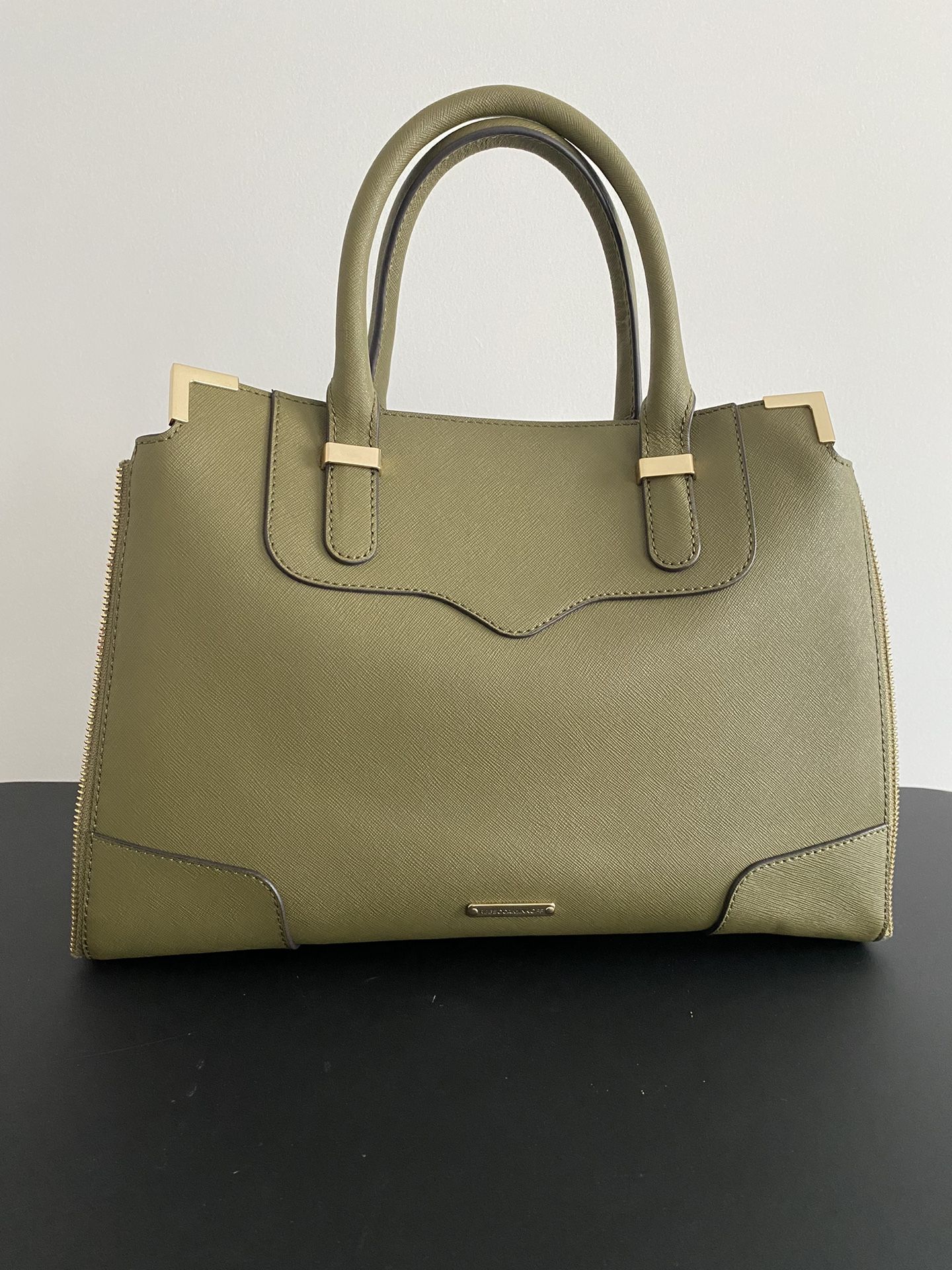 Rebecca Minkoff Army Green Leather Tote